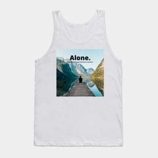 Alone in the mountains Tank Top